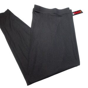 32 DEGREE HEAT - Black Women’s Ribbed Leggings. Size XXL New With Tags